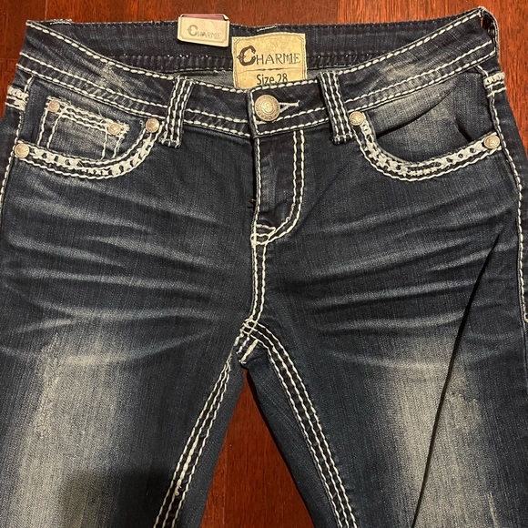 Charme boot cut jeans brand new size 28 with tag - Picture 3 of 4